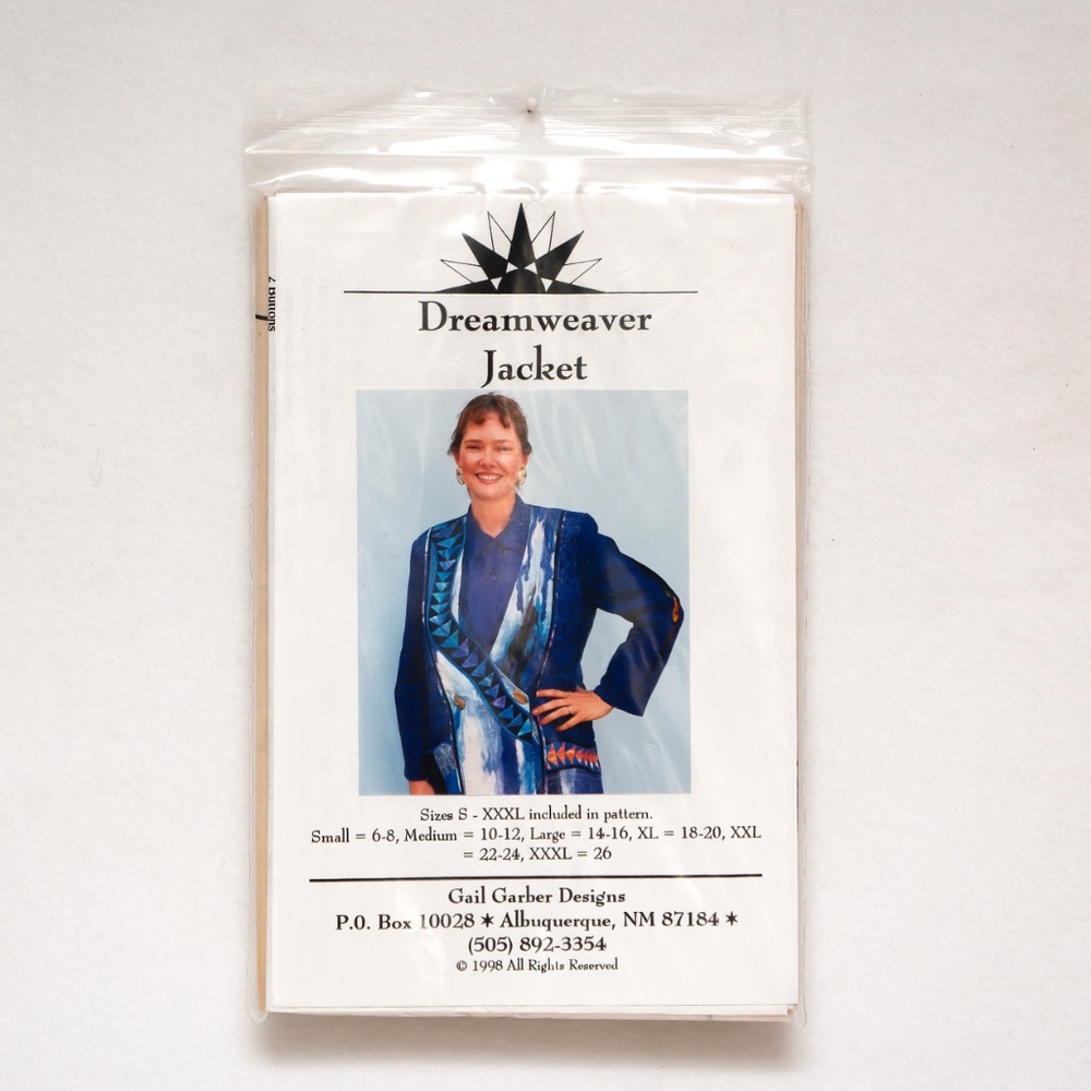 NEW Vintage Dreamweaver Jacket pattern by Gail Garber - Out of Print